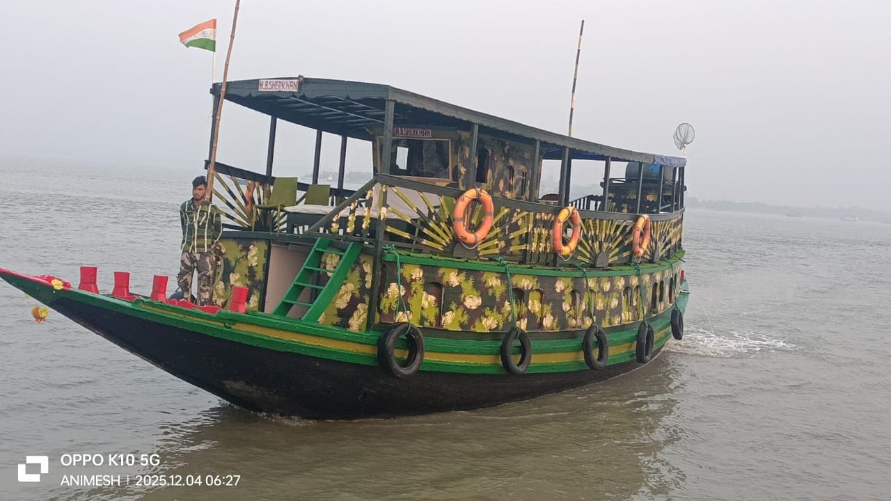 Our safari boat